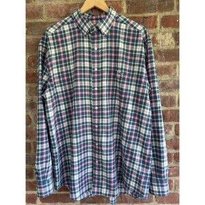 Vineyard Vines Men’s Performance Flannel Classic Fit Tucker Shirt Size XL